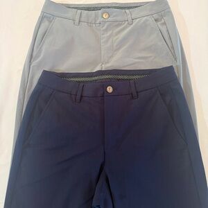 Two (2) Pairs, 30x30 Primo Men's Golf Pants, Navy and Gray
